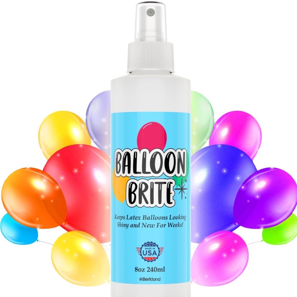 8 oz Balloon High Shine Spray for Latex Balloons